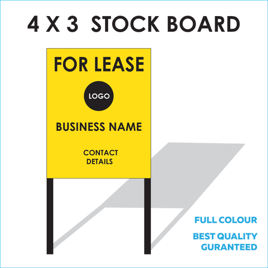 4x3 STOCK BOARD